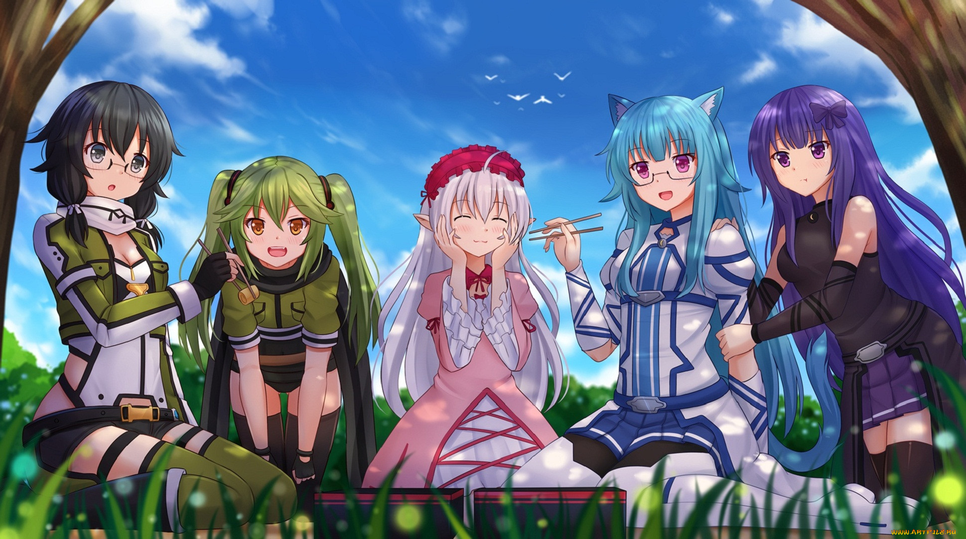 , sword art online, sword, art, online, restia, shinon, sarashiki, kanzashi, kazenokaze, sao